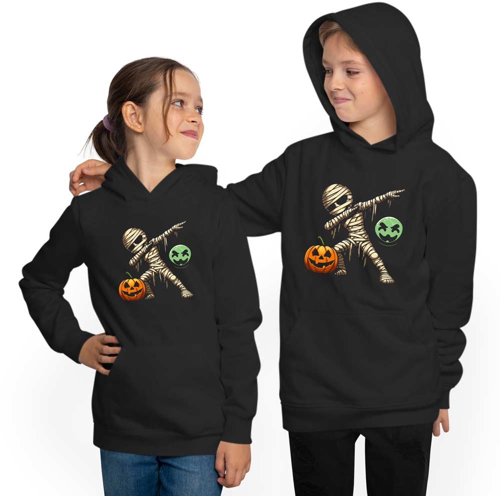 Halloween Hoodie mit Dab tanzende Mumie i612